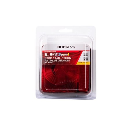 Hopkins Hopkins Power 1 Red Square Trailer LED Light C94P